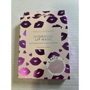 Beauty Concepts Hydrogel Lip Mask-smoothing And Moisturizing. 6/pack-New‎ In Box